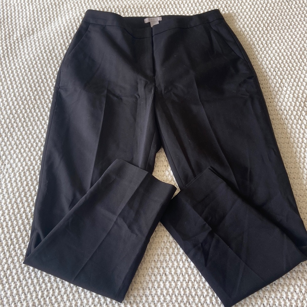 H&M Black Straight-Leg Trousers